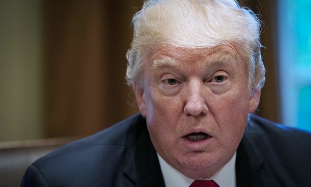 Kryptisk Trump-kommentar vekker oppsikt: - Kanskje det er stille før stormen